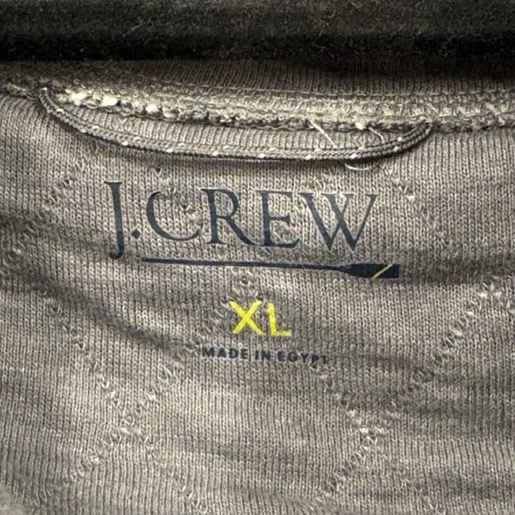 J. Crew Mens Quilted Fleece‎ Vest Size XL Grey Full Zip Fisherman 2023 - Picture 4 of 8